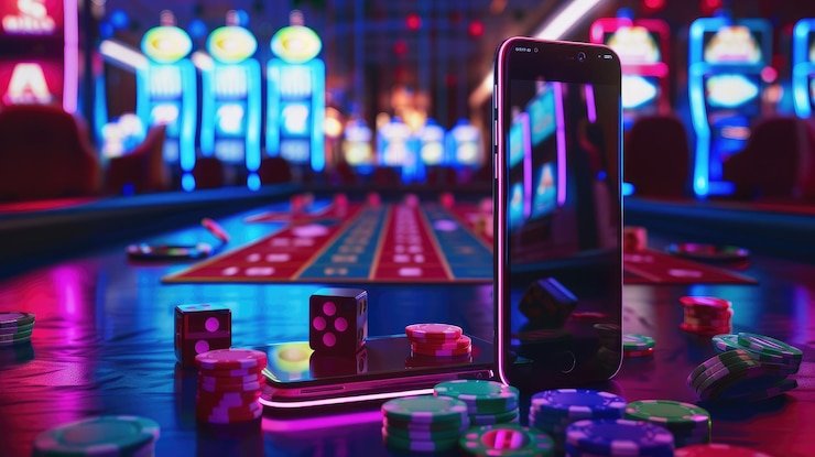 Antarmuka slot sinden4d di perangkat mobile menampilkan gulungan dan tombol kontrol